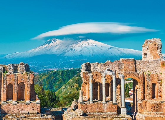 Sizilien - Genussvoll und kulturell entdecken - Antikes Theater, Taormina