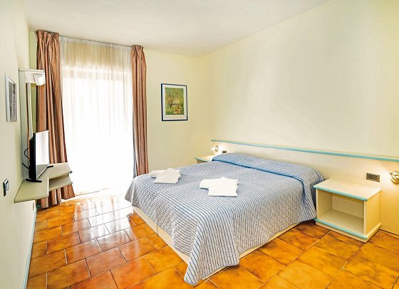 San Pietro - Wohnbeispiel Doppelzimmer Balkon (Zimmercodierung DB2)