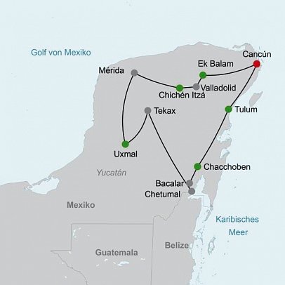 Roadtrip Yucatan: Tempel, Tropen und Cenoten