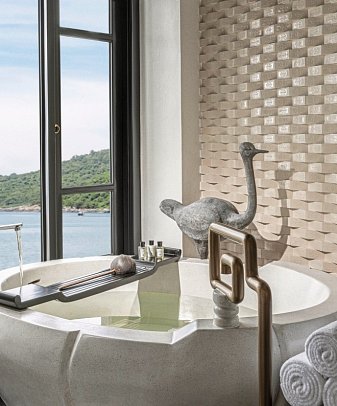 InterContinental Danang Sun Peninsula Resort - Wohnbeispiel Bad Classic Ocean View (Zimmercodierungen USM & UBM)