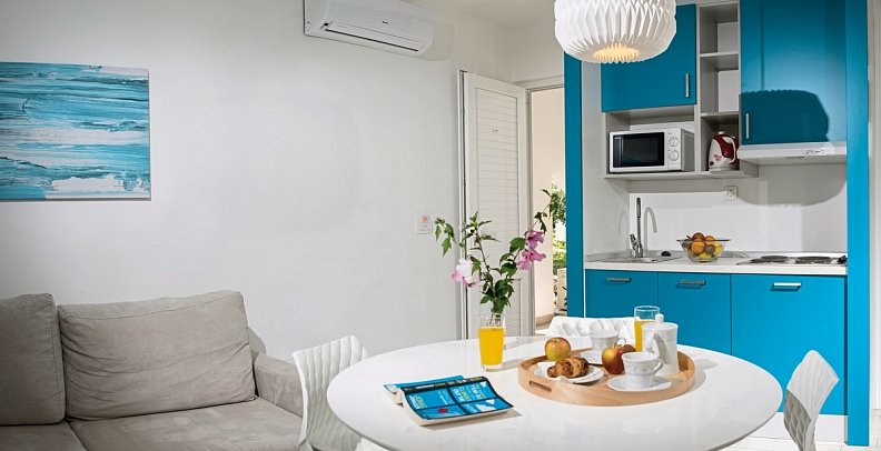 Aminess Vival Port9 Residence - Wohnbeispiel Appartement 1 Schlafzimmer für 4 Personen (Zimmercodierungen AB1 & AB2)