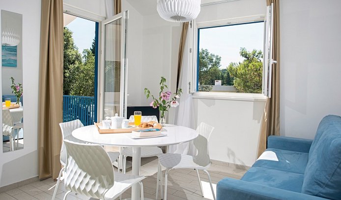 Aminess Vival Port9 Residence - Wohnbeispiel Appartement 1 Schlafzimmer für 5 Personen (Zimmercodierung AB2)