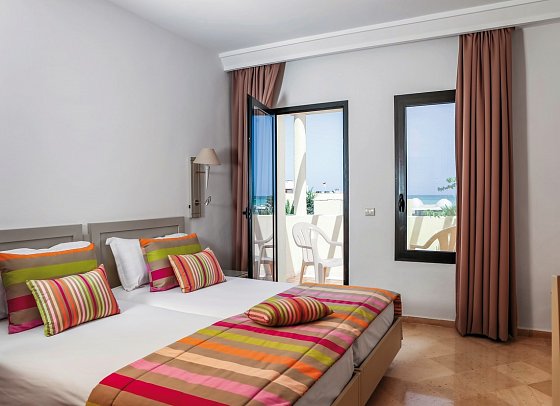 Aldiana Club Djerba Atlantide - Wohnbeispiel Doppelzimmer Bungalow Meerblick (Zimmercodierung D1M)