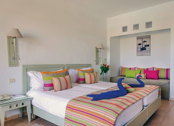 Aldiana Club Djerba Atlantide - Wohnbeispiel Dreibettzimmer Haupthaus (Zimmercodierungen TB1, TBM & FX1)