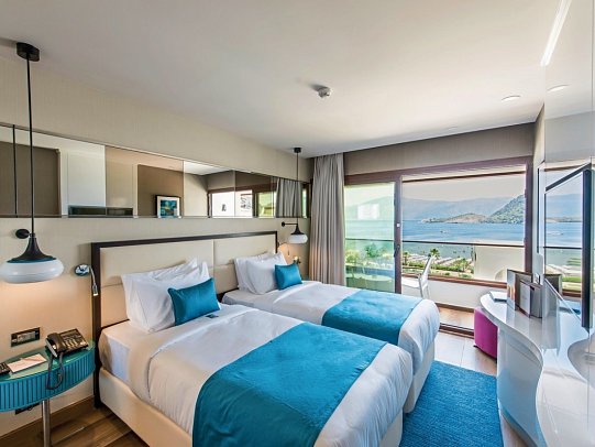 Elite World Marmaris - Wohnbeispiel Doppelzimmer Deluxe Meerblick (Zimmercodierung DDM)
