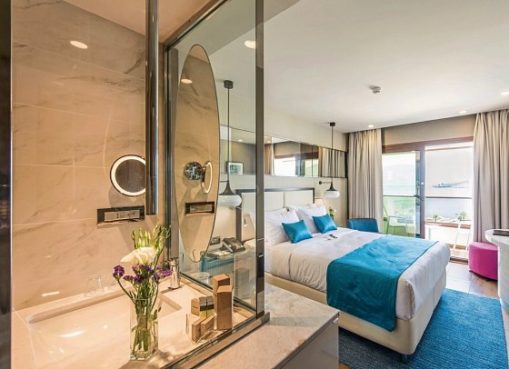 Elite World Marmaris - Wohnbeispiel Doppelzimmer Deluxe Meerblick (Zimmercodierung DDM)