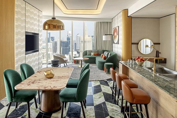 Swissôtel Corniche Park Towers Doha - Wohnbeispiel Swiss Signature Room (Zimmercodierung UG2)