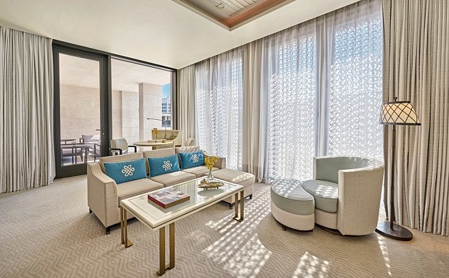 Mandarin Oriental, Doha - Deluxe Suite (Zimmercodierung WB1)