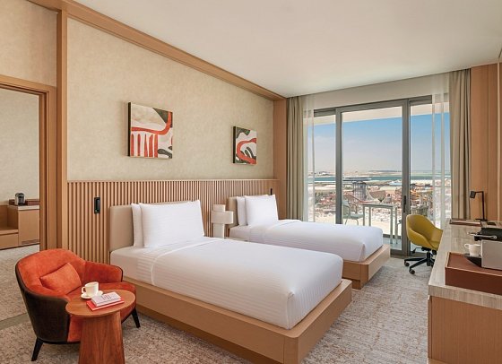 Rixos Premium Qetaifan Island North - Wohnbeispiel Two Bedroom Family Sea and Water Park View (Zimmercodierung FBL)