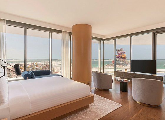 Rixos Premium Qetaifan Island North - Wohnbeispiel Juniorsuite Sea View (Zimmercodierung J9M)