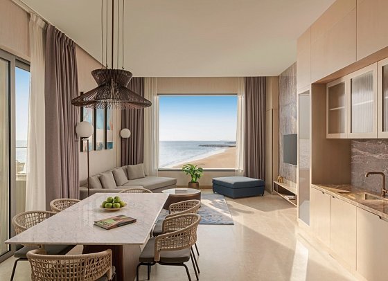 Rixos Premium Qetaifan Island North - Wohnbeispiel Two Bedroom Waterfront Chalet (Zimmercodierung VSM)