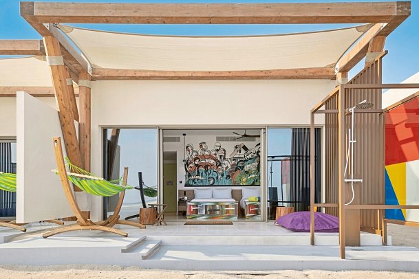 Fuwairit Kite Beach, Tapestry Collection by Hilton - Wohnbeispiel Twin Kite Beach Room Sea View (Zimmercodierung UG2)
