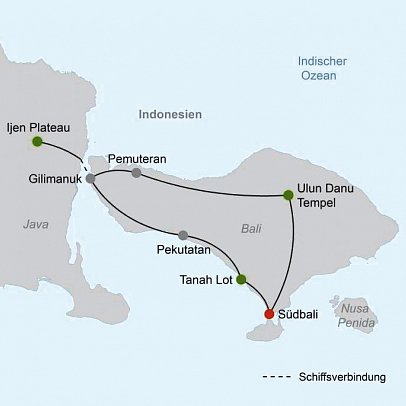 Abenteuer Westbali & Ostjava (Privatreise)