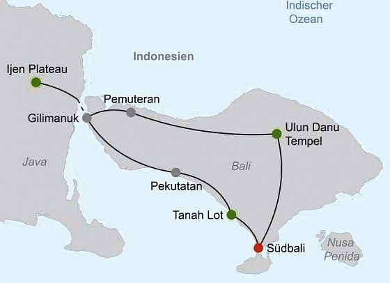 Abenteuer Westbali & Ostjava (Privatreise)