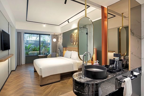 Tribe Bali Kuta Beach - Wohnbeispiel Tribe Comfort Balcony