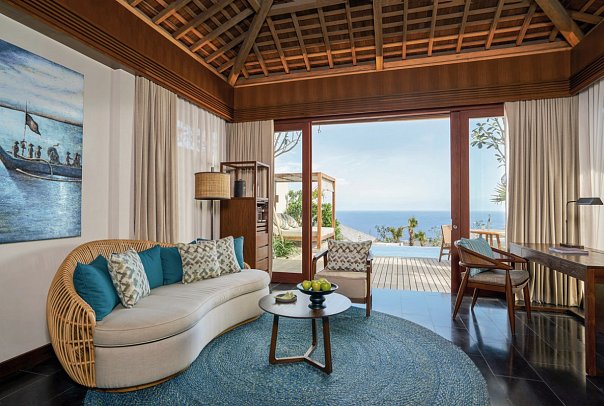 Six Senses Uluwatu, Bali - Wohnbeispiel Cliff Pool Villa (Zimmercodierung VB1)