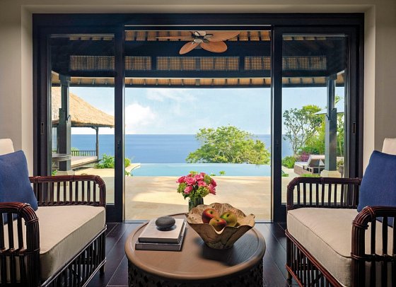Raffles Bali - Wohnbeispiel Panoramic Pool Villa (Zimmercodierung VX1)