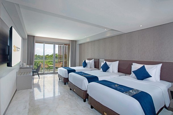Platinum Hotel Jimbaran Beach Bali - Wohnbeispiel Deluxe Family (Zimmercodierung FD1)