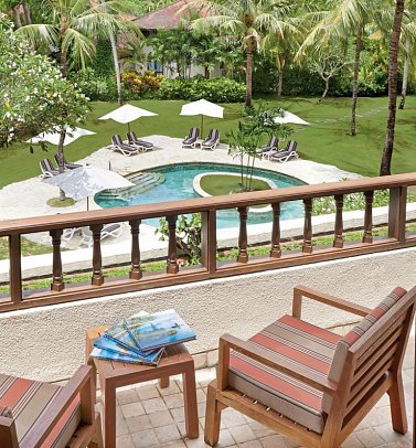 Nusa Dua Beach Hotel & Spa - Beispiel Balkon Superior (Zimmercodierungen UD1 & US1)