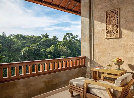 Pita Maha Resort & Spa - Beispiel Balkon Valley Suite (Zimmercodierung WX1)