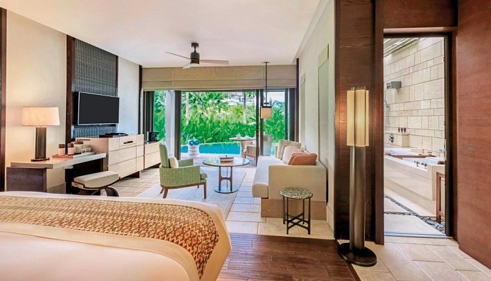 The Ritz-Carlton, Bali - Pavilion Villa Balcony with Pool Access