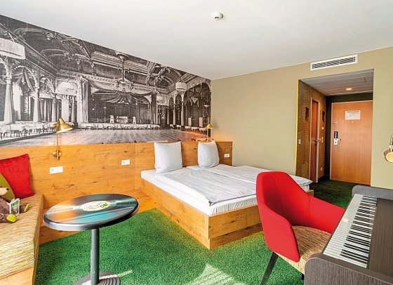 mightyTwice Hotel Dresden - Wohnbeispiel Doppelzimmer MIGHTY (Zimmercodierungen DB1 & DB2)