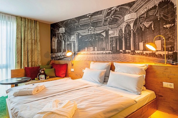 mightyTwice Hotel Dresden - Wohnbeispiel Doppelzimmer MIGHTY (Zimmercodierungen DB1 & DB2)