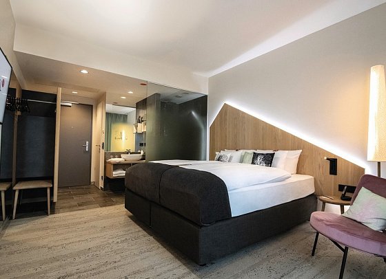 ARCOTEL HafenCity Dresden - Wohnbeispiel Doppelzimmer Komfort (Zimmercodierung DF1)