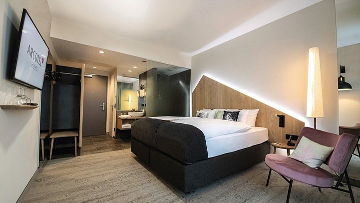 ARCOTEL HafenCity Dresden - Wohnbeispiel Doppelzimmer Komfort (Zimmercodierung DF1)