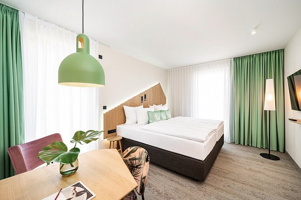ARCOTEL HafenCity Dresden - Wohnbeispiel Doppelzimmer Komfort (Zimmercodierung DF1)