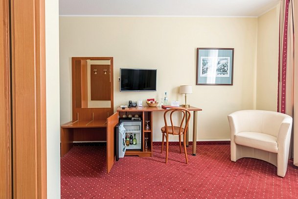 Andante Hotel Dresden - Wohnbeispiel Doppelzimmer Standard (Zimmercodierung DB1)