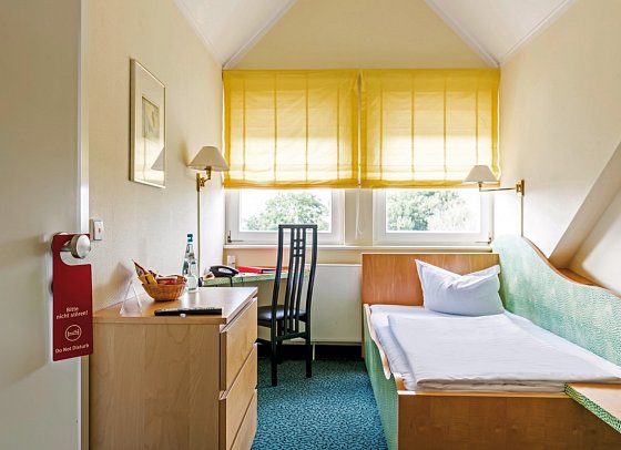 Andante Hotel Dresden - Wohnbeispiel Standard Einzelzimmer (Zimmercodierungen EB1 & EP2)
