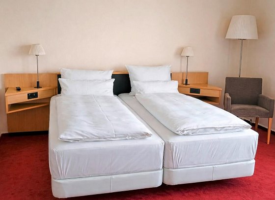Hotel Dresden Neustadt - Wohnbeispiel Doppelzimmer Standard (Zimmercodierung DG1)