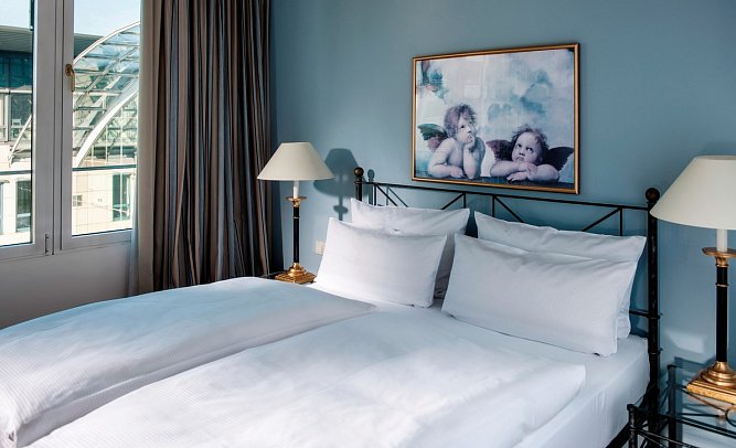 Hotel Elbflorenz Dresden - Wohnbeispiel Doppelzimmer Standard (Zimmercodierung DG1)