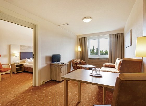 Hotel Am Bühl - Wohnbeispiel Familienzimmer (Zimmercodierungen FB1 & FP2)