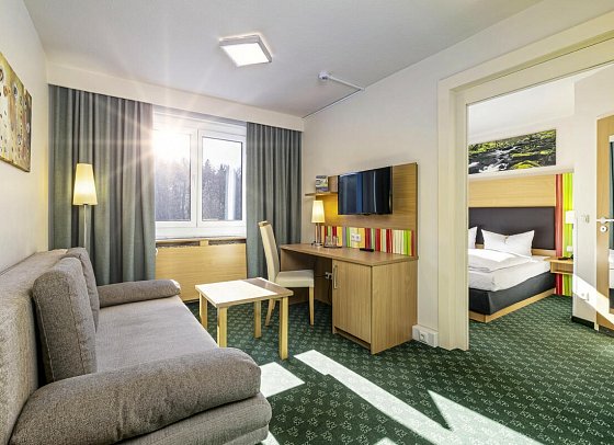 Hotel Am Bühl - Wohnbeispiel Doppelzimmer (Zimmercodierungen DB1 & DC1)