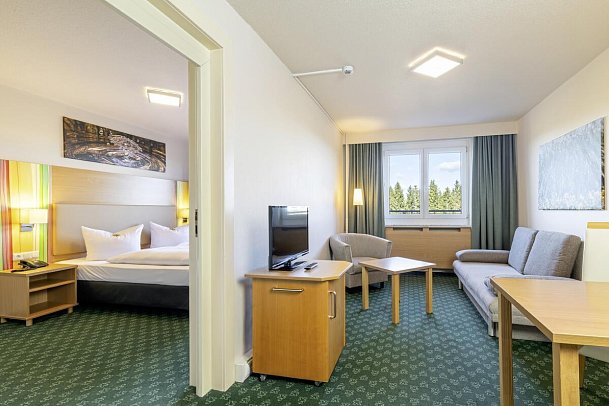 Hotel Am Bühl - Wohnbeispiel Doppelzimmer (Zimmercodierungen DB1 & DC1)