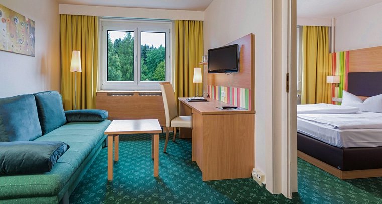 Hotel Am Bühl - Wohnbeispiel Doppelzimmer (Zimmercodierungen DB1 & DC1)