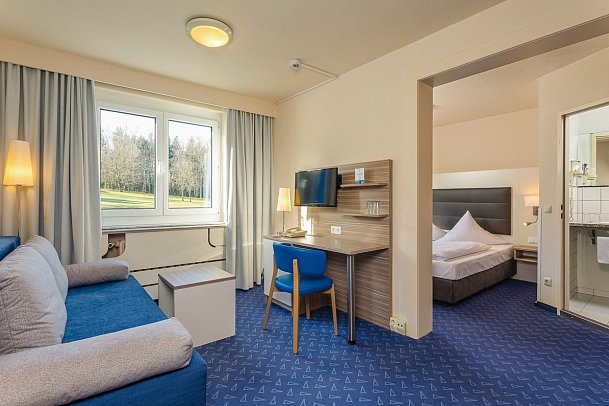 Hotel Am Bühl - Wohnbeispiel Doppelzimmer (Zimmercodierungen DB1 & DC1)