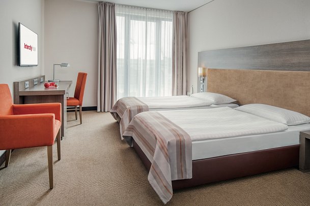 IntercityHotel Dresden - Wohnbeispiel Standard Doppelzimmer (Zimmercodierungen DG1 & DC1)