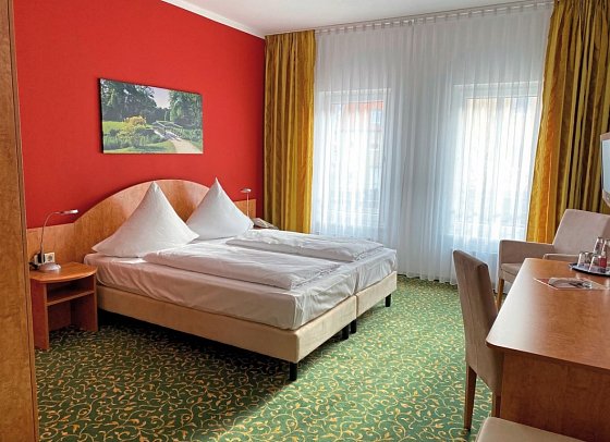 Kulturhotel Fürst Pückler Park - Wohnbeispiel Doppelzimmer (Zimmercodierungen DB1, EB1, DX2 & DX3)