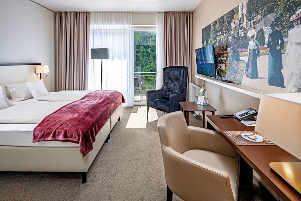 Hotel König Albert - Wohnbeispiel Doppelzimmer Superior (Zimmercodierung DS1)