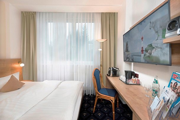 Best Western Ahorn Hotel Oberwiesenthal - Wohnbeispiel Einzelzimmer Standard (Zimmercodierung EB1)