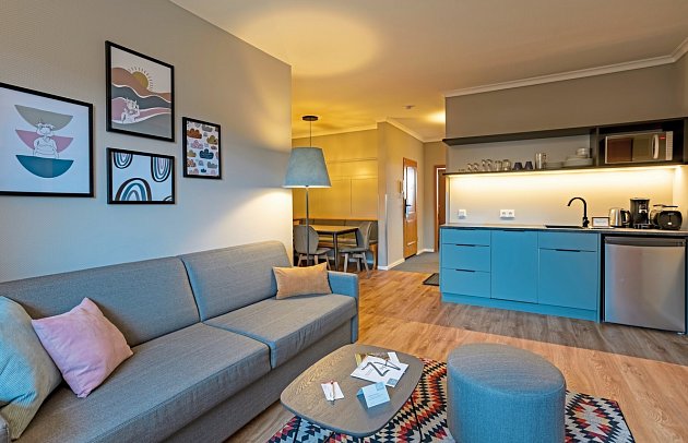 Elldus Resort - Familotel Erzgebirge - Wohnbeispiel Familien-Suite Premium (Zimmercodierung OM1)