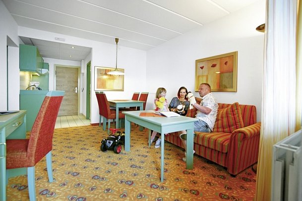 IFA Schöneck Hotel & Ferienpark - Wohnbeispiel 1,5-Raum-Appartement (Zimmercodierung AB2)