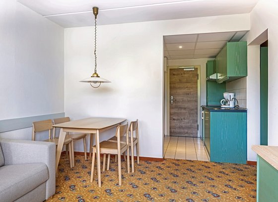 IFA Schöneck Hotel & Ferienpark - Wohnbeispiel 1,5-Raum Appartement (Zimmercodierungen AB2 & AB3)