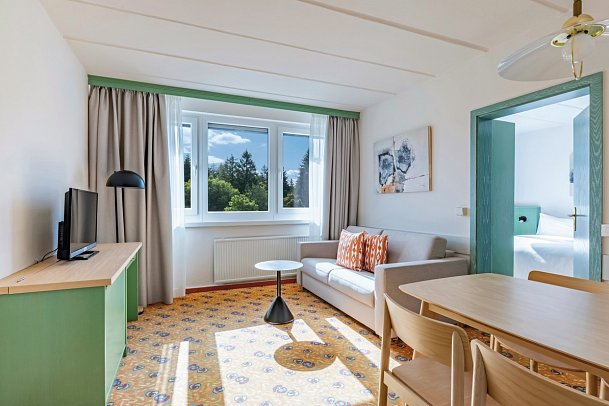 IFA Schöneck Hotel & Ferienpark - Wohnbeispiel 2-Raum-Appartement (Zimmercodierung OB1)