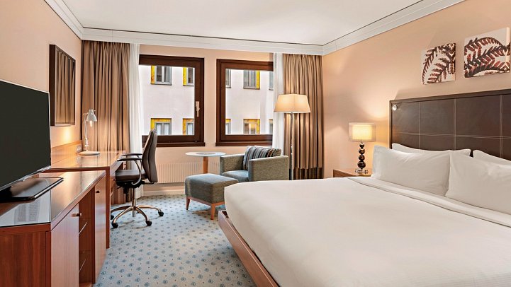 Hilton Dresden - Wohnbeispiel Doppelzimmer (Zimmercodierung DB1)