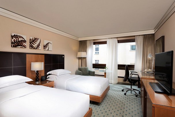 Hilton Dresden - Wohnbeispiel Doppelzimmer (Zimmercodierung DB1)