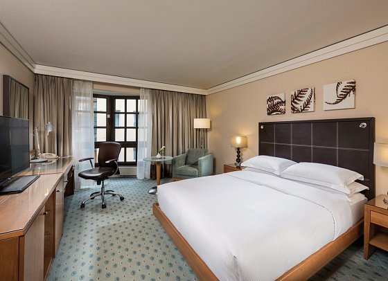 Hilton Dresden - Wohnbeispiel Doppelzimmer (Zimmercodierung DB1)